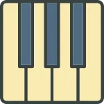 Piano SVG Icon